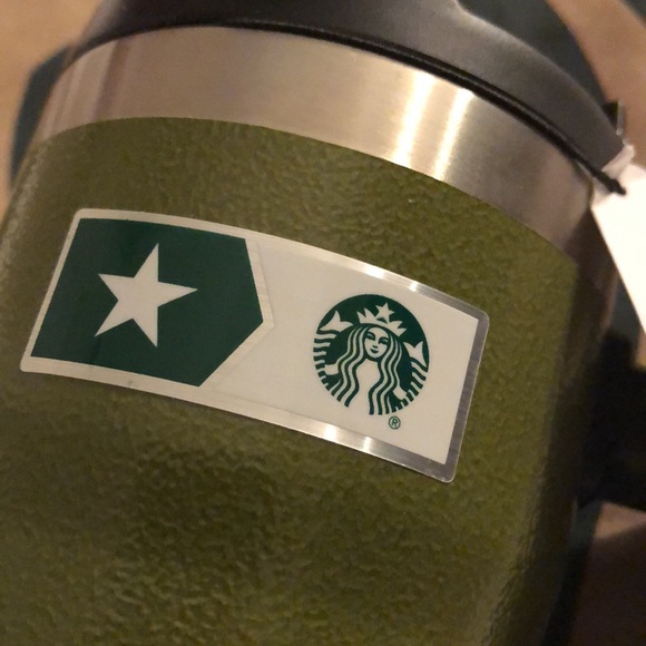 🛑SOLD🛑NWT Stanley + Starbucks Military Stainless Steel cup with Handle - Picture 8 of 16
